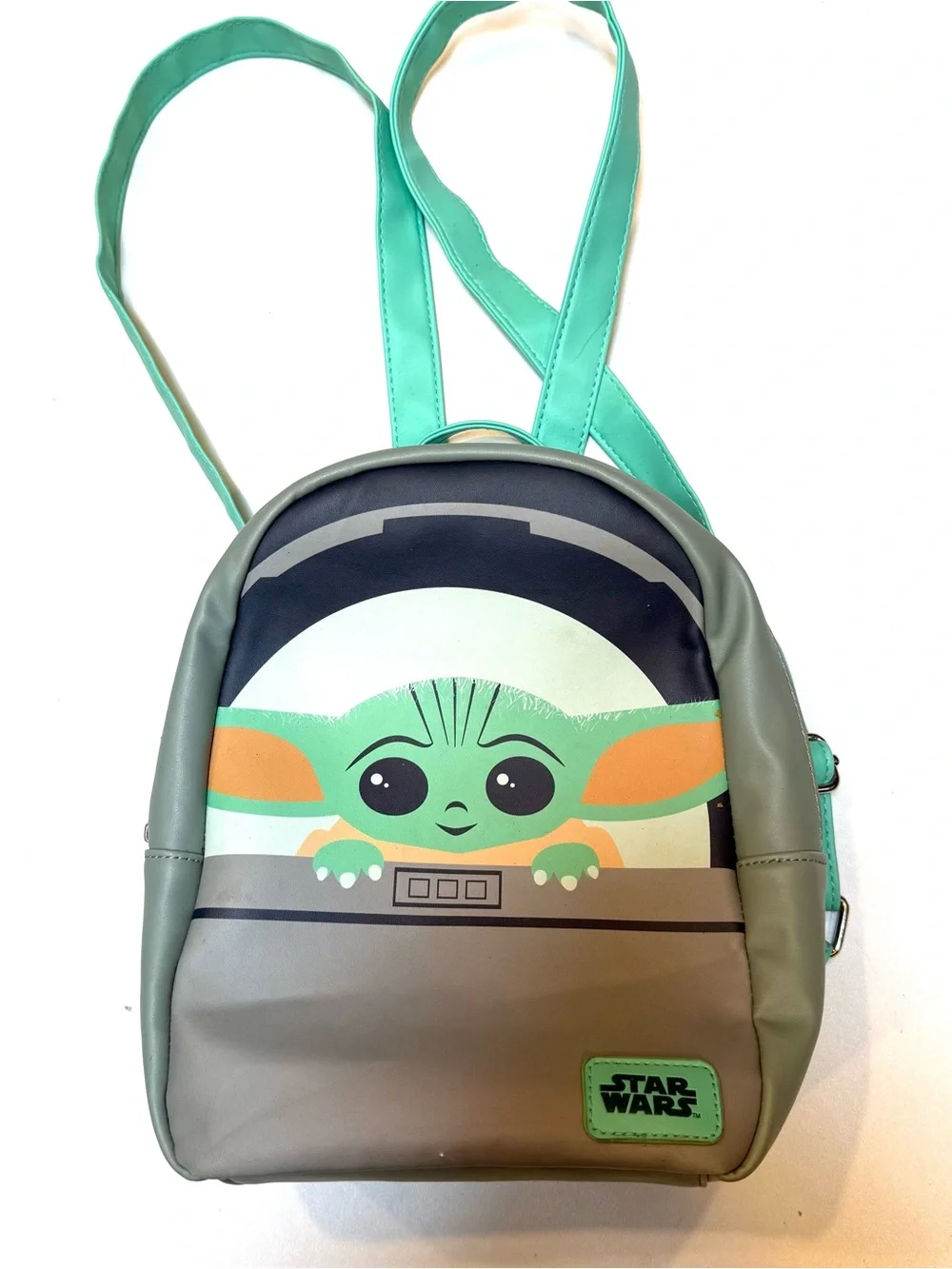 Star Wars Kids Backpack with The Child in Green and Gray